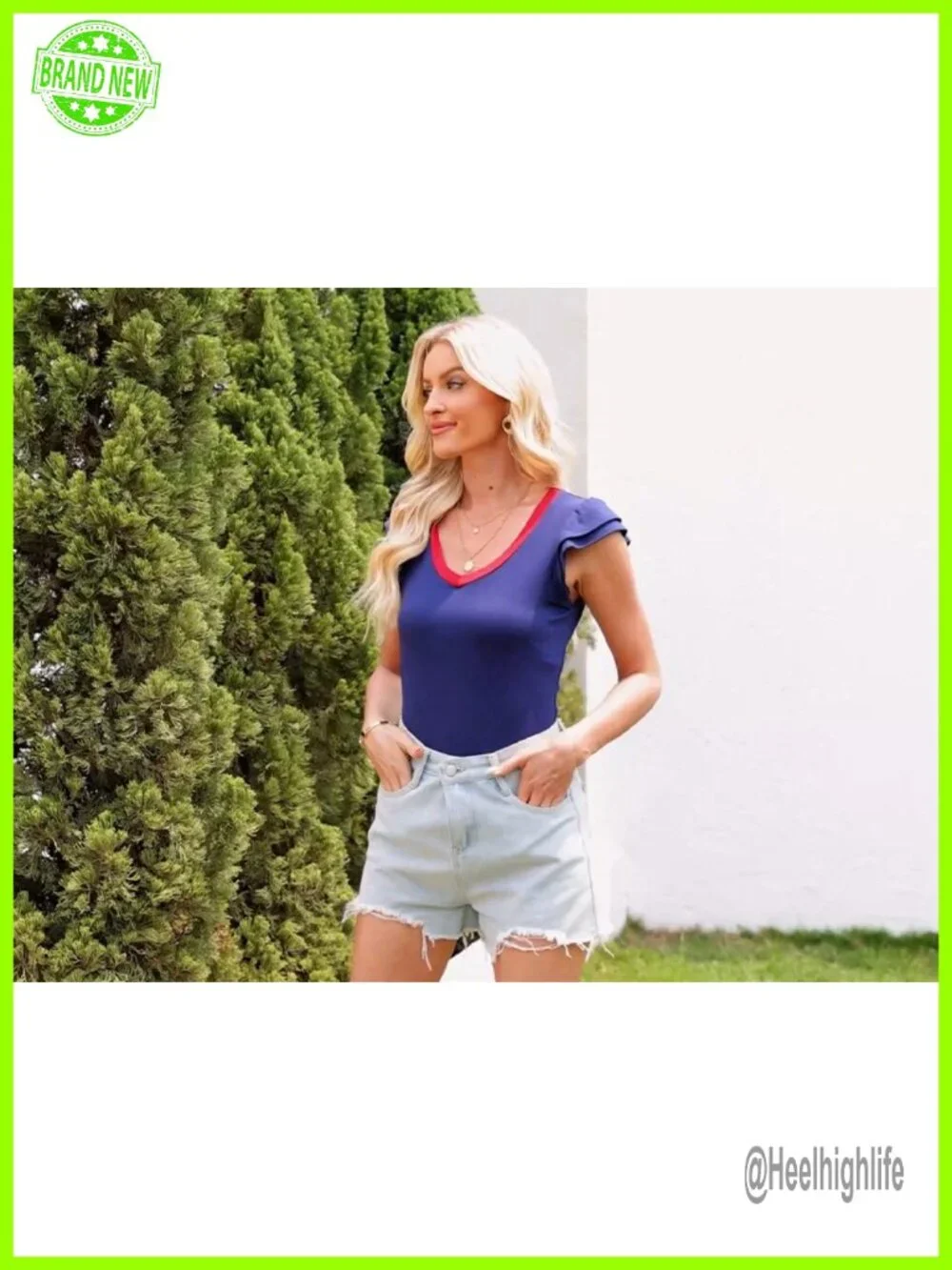 Women's Cropped Square Neck Ruffle Sleeve Tank Top Slim Fit Summer Shirt